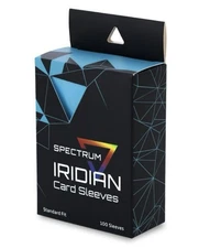 X2 100 Spectrum Iridian Matte Sleeves MTG Pokemon Sports SKY BLUE