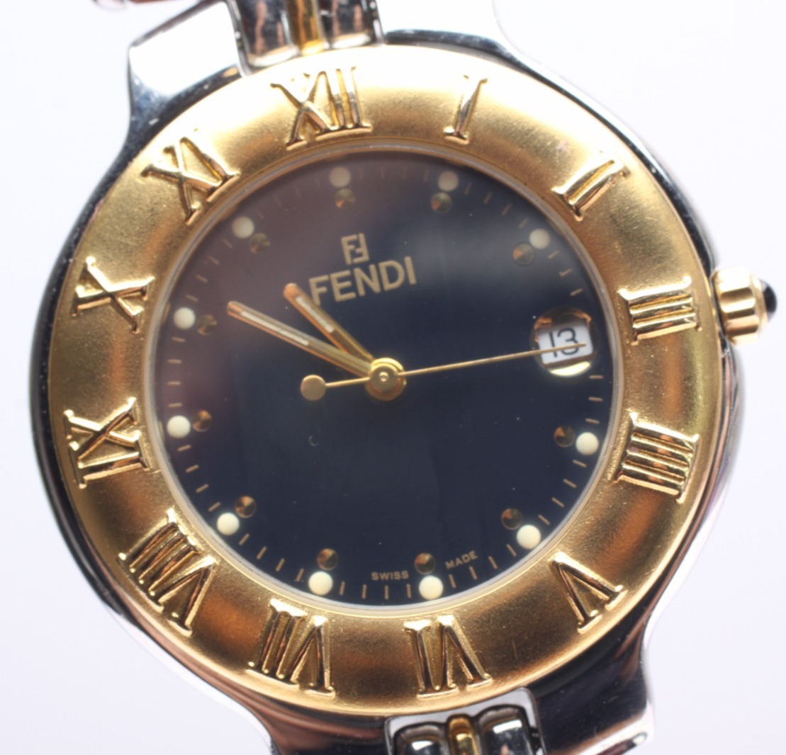 FENDI Men's 900G Gold Watch Battery Replaced Genuine for sale