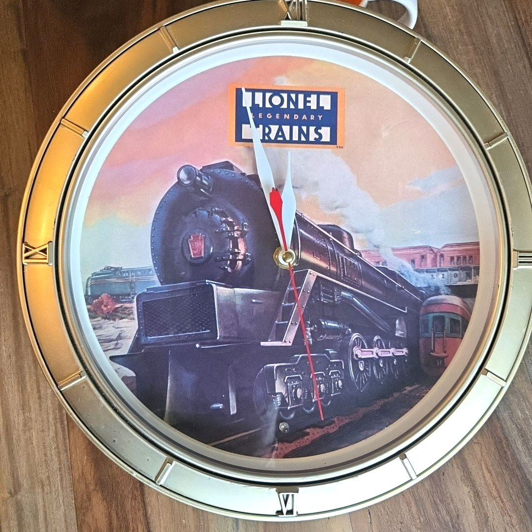 LIONEL Train Clock 掛け時計 Lionel Train Collectible Train Wall Clock 11