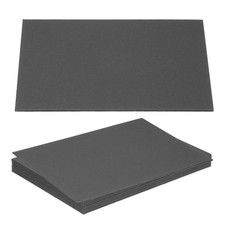 12x8x0.06" Chipboard Sheets 10Pcs 60PT Thick Book Board Binders Board, Black