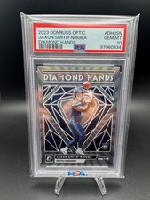2023 Panini Donruss Optic Jaxon Smith-Njigba Diamond Hands #DH-JSN (RC) PSA 10