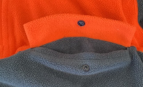 Vellón Helly Hansen Cuarto Cremallera Grande Finales de los 90 Y2K Color Dividido Logo HH - Imagen 12 de 12