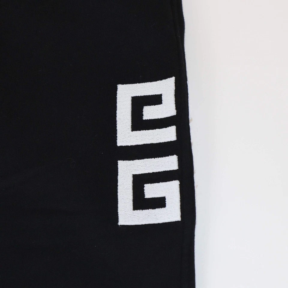 Pantalones deportivos de punto de algodón bordado con logotipo negro Givenchy - Imagen 4 de 4