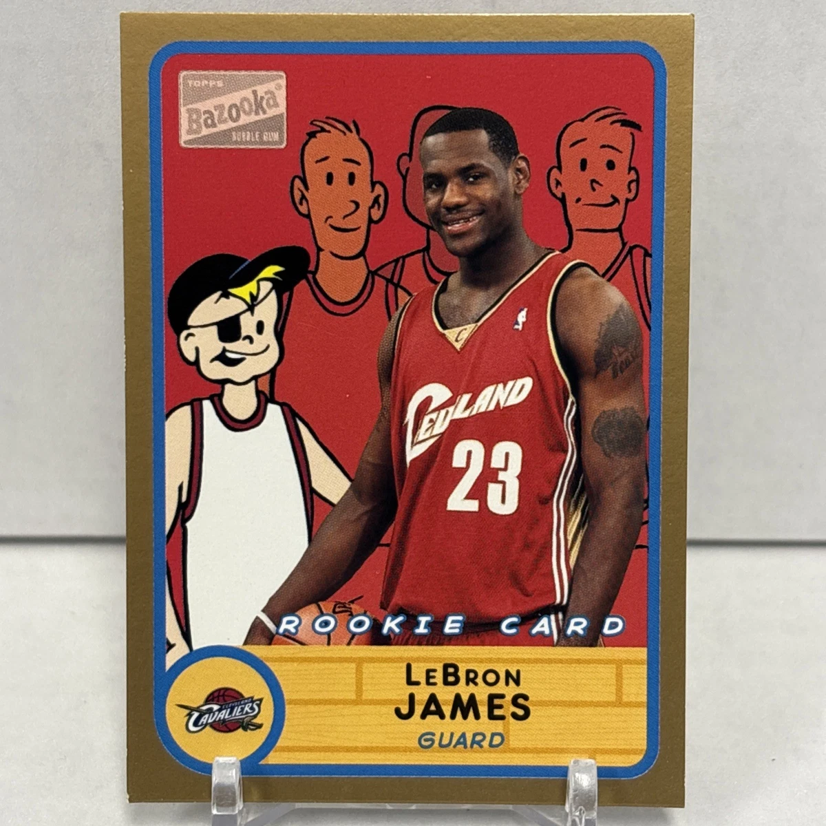 Bazooka LeBron James Basketball Sports Trading Card Singles for