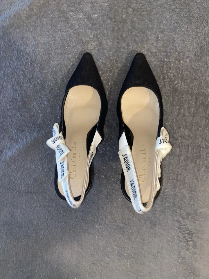 Zapatos de tacón Dior negros para mujer talla 8 EE. UU. Nuevos con caja Foto 3 de 4