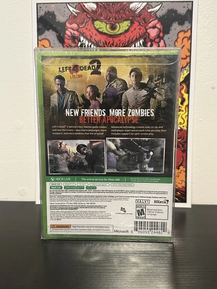 Left 4 Dead 2 Xbox 360 Platinum Hits - Brand New Factory Sealed - SHIPS FAST - Image 2 of 3