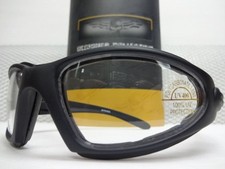 MOTORCYCLE DRIVING SHOOTING RIDING Clear Lens SUN GLASSES PADDED SAFETY GOGGLES