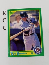 1990 Score #9 Alan Trammell Detroit Tigers