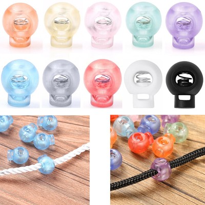 50x Knebel Federzug Seil Schlösser Endstopper Clips Schiebeverschluss Werkzeug