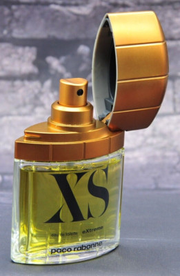 DISCONTINUED XS eXtreme by Paco Rabanne Men 1.7oz 50ml Eau de Toilette EDT