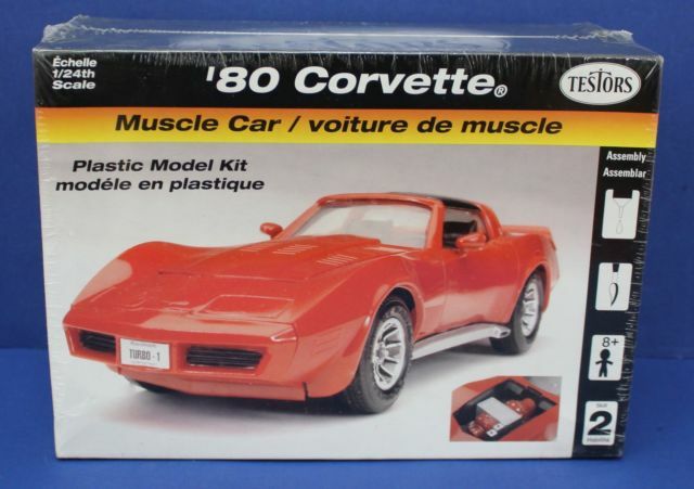 corvette plastic model kits