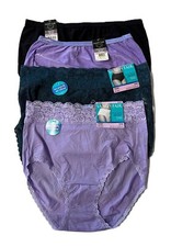 Lot/4 Vanity Fair Size 6 Briefs 13281, 13109, 13210 MSRP 41.50