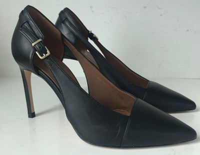 designer black pumps
