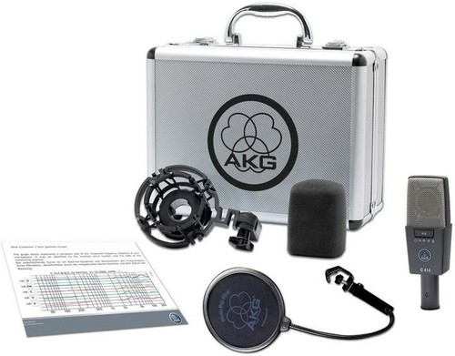AKG C414 XLS Dynamic Cable Professional Microphone Japan NEW - Zdjęcie 14 z 14