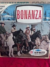 B471 Bonanza Pink cloud Old Cathay 3 Reel set Packet 1960's Sawyers View-master