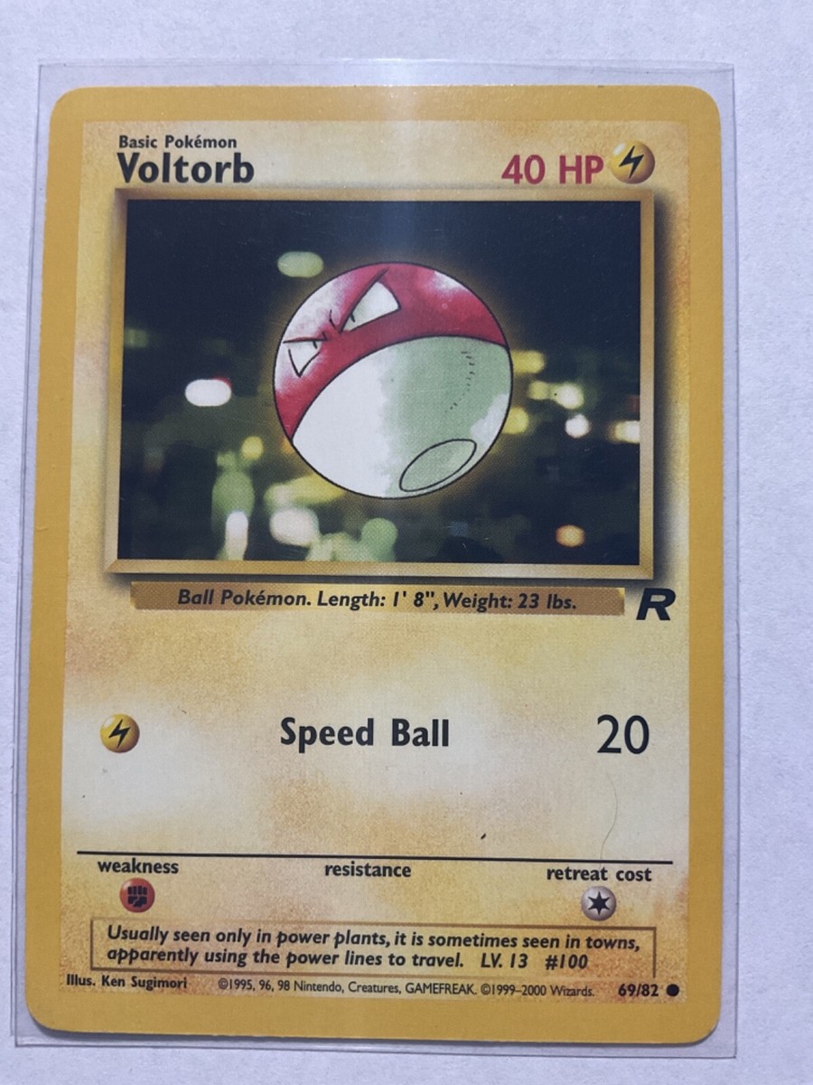 1995 voltorb pokemon card value 2000 Pokmon Team Rocket 1st Edition 69/82 CGC 9 Mint  Oblivion Collectibles Colorless Artist 2000 Pokemon Base Set 1st