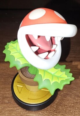 Nintendo PIRANHA PLANT Amiibo Figure Super Smash Bros NEW READ Wii