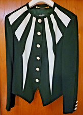 Louis Feraud Woman Black And White Jacket. Fully Lined. Small Pads. Size Uk 12
