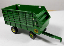 vintage ERTL John Deere forage wagon tractor trailer farm agriculture for parts