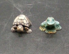 Land and Sea Collectibles, Miniature Turtle and Frog 1 inch