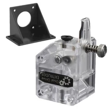 3D Printer Extruder Kit Dual Drive Extruder Upgrade-Transparent Extruder 1.75mm