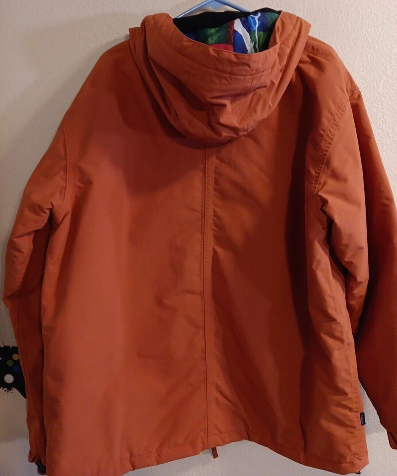 Mens Large Orange Matix Coat Jacket - Image 2 of 2