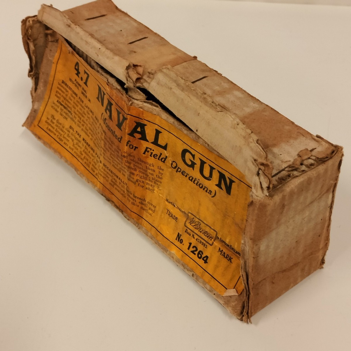 Britains 4.7 Diecast Naval Gun No. 1264 In Original Box | eBay