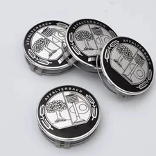 4 PCS 75mm / 3 INCH AMG  Affalterbach  CENTER CAPS FOR MERCEDES BENZ C E CLS S B