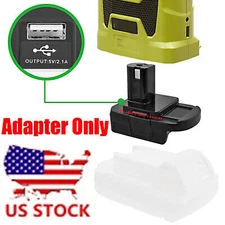 fits Milwaukee M18 Lithium Battery to for Ryobi 18V Tools Adapter (Adapter Only)