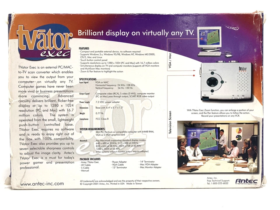 Antec TVator EXEC - Jogue jogos de PC em sua TV vintage completo na caixa Y2K retrô - Imagem 2 de 4