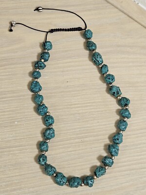 VINTAGE TURQUOISE DYED HOWLITE SEMI-PRECIOUS