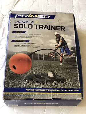 Primed Trainer LaCrosse LAX Solo Base, Rebound Cord, 2 La Crosse Balls
