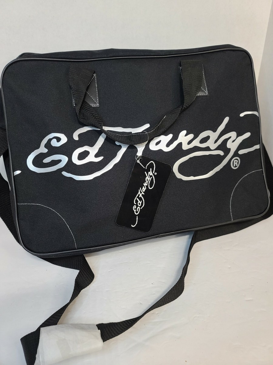 NWT ED HARDY LARGE LAPTOP/COMPUTER/DUFFLE BAG | eBay