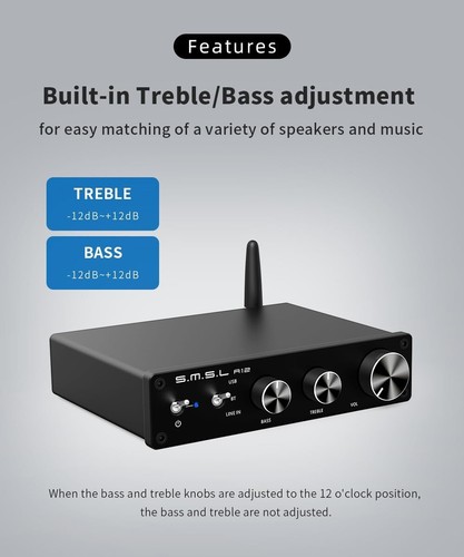 Class D Bluetooth Mini Amplifier - 800W Power for Home Speakers with USB Support - Picture 5 of 15
