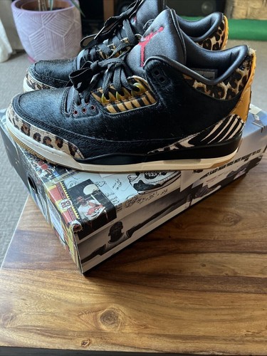 Nike Air Jordan 3 Animal Instinct Black Mocha CK4344-002 UK9.5 BNIB