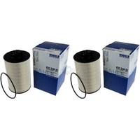 2X Mahle / Knecht Kraftstofffilter KX 230D Fuel Filter