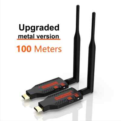 100M Wireless HDMI Extender Video Transmitter Receiver PC To TV Display Adapter
