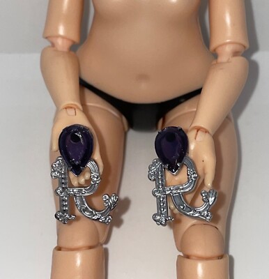 Rainbow High Kim Nguyen Doll Outfit Jewelry Replacement Silver Blue Gem  Earrings | eBay