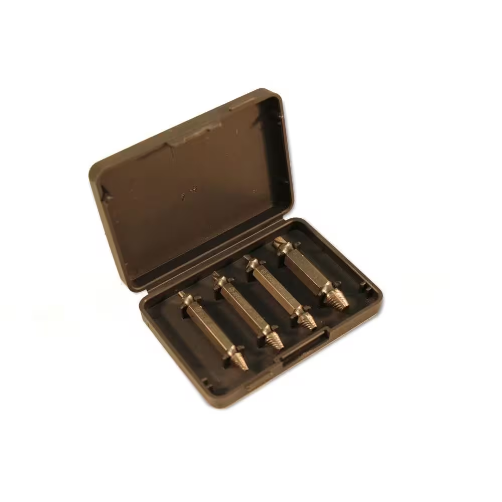 Ontel Speed Out Cobalt Extractor 4-Piece Set for Easy Bolt Removal