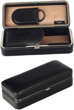 Zigarrenetui-Reisehumidor Zedernholz mit Zigarrencutter