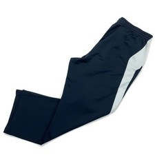 Adidas Womens Straight Track Pants Blue Elastic Waist Pockets 2XL