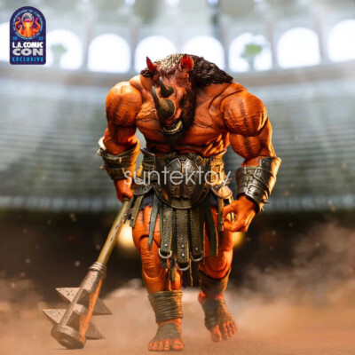 XESRAY 2023 LACC限定 Red Rhinoceros Xesray Studio Big Horn Red Rhino LACC Exclusive 1/12 Action