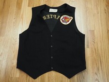 GWRRA Honda Gold Wing Road Riders Club Patch Motorcycle Denim Vest 80-90s USA