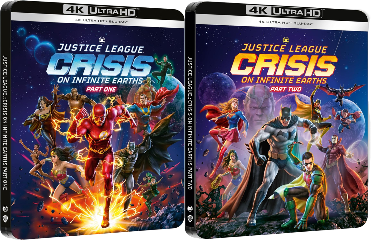 Justice League: Crisis on Infinite Earths (4K UHD Blu-ray  Steelbook)