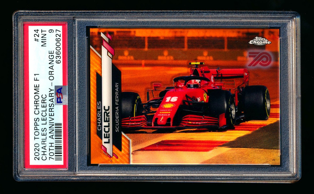 2020 Topps Chrome F1 シャルル・ルクレール リフラクター 2020 Topps Chrome F1 #24 Charles Leclerc RC 70th Orange
