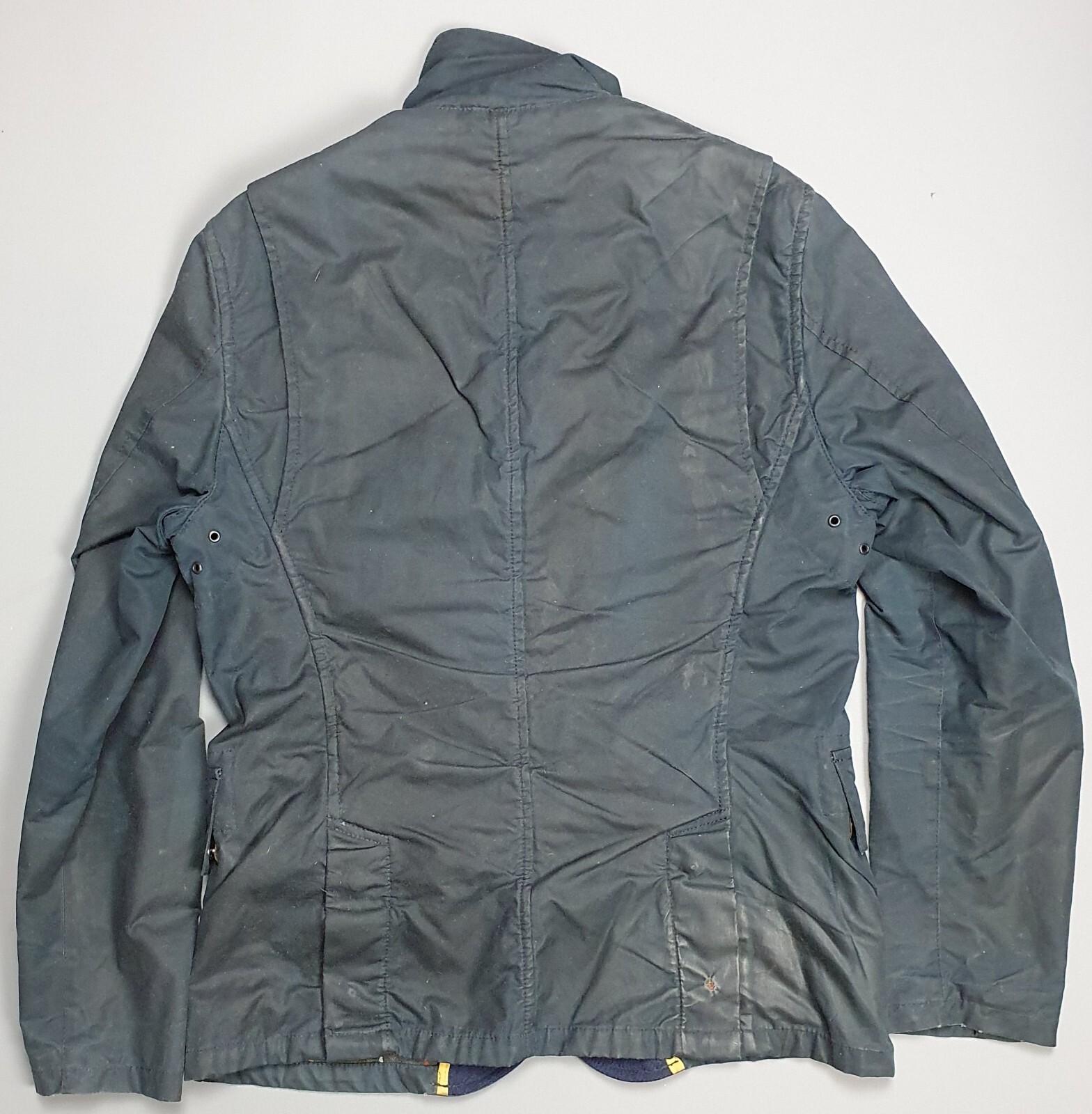 FILA Blazer giacca cerata uomo Barbour X Norton & Sons Savile Row Jones piccolo blu