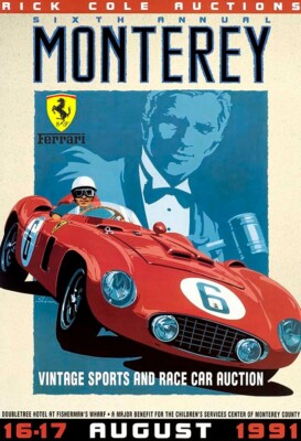 Poster Auto d'Epoca Retrò in Bianco e Nero | Stampa Vintage