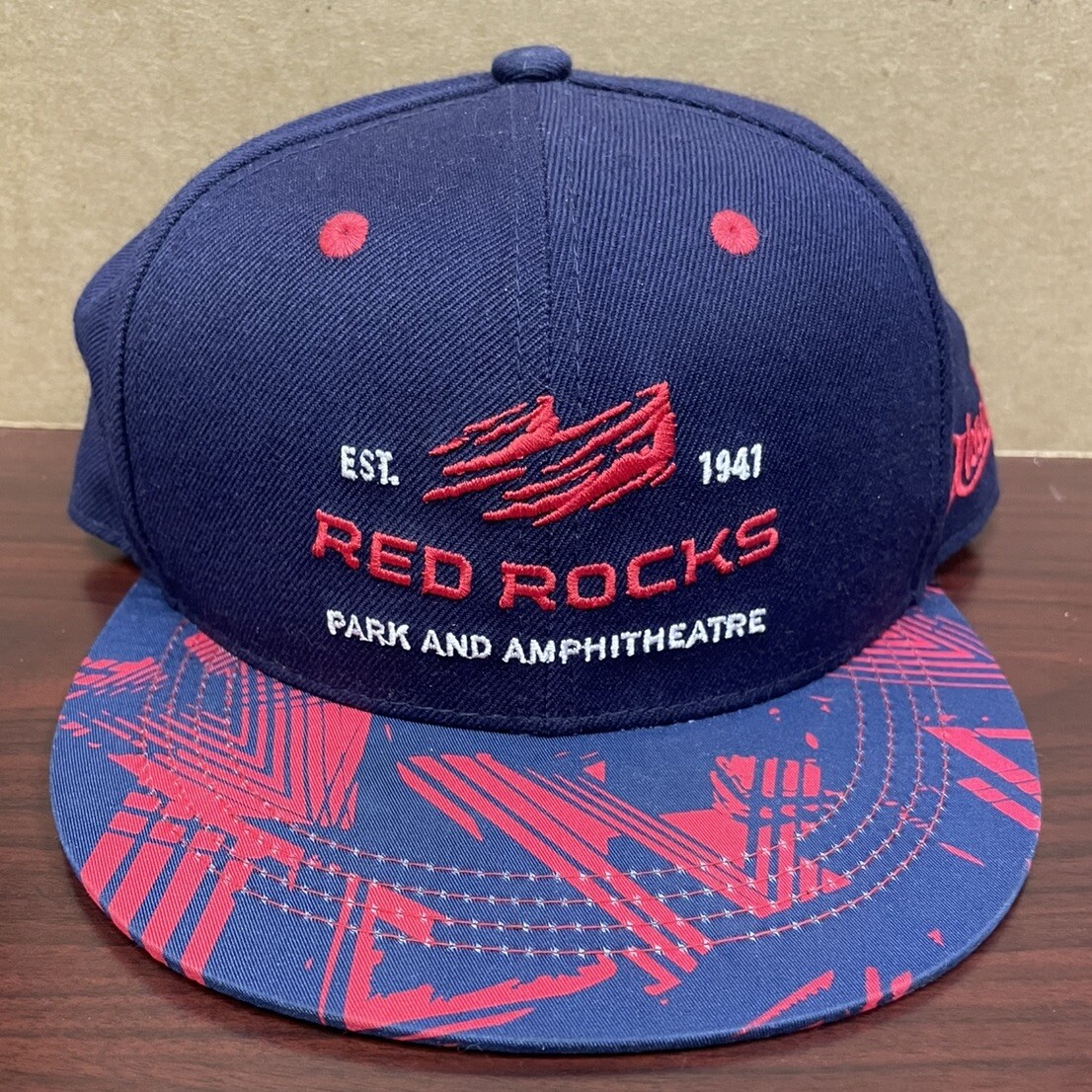 Red Rocks Music Concert Park & Amphitheater Colorado SnapBack Hat Cap Southwest