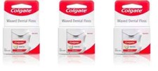 Colgate Total Waxed Dental Floss / Tape 3x50M Pack of 3, 50M each Free Shippin