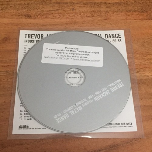 Trevor Jackson Presents Metal Dance Industrial Post Punk CD Promo (4) Discs - Picture 11 of 11